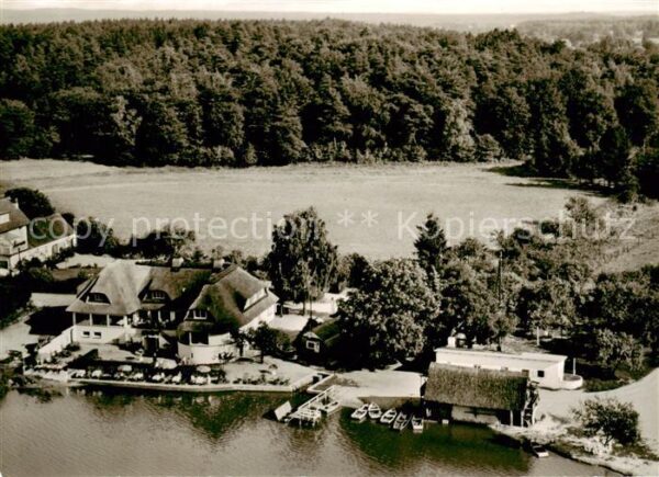 Luetjensee Fischerklause am Luetjensee Fliegeraufnahme