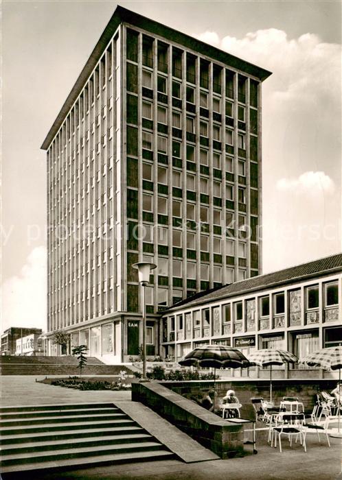Kassel Treppenstrasse mit Hochhaus