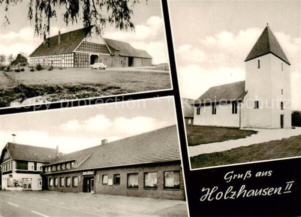 Holzhausen Porta Westfalica Gasthaus Zum Adler Scheune Kirche