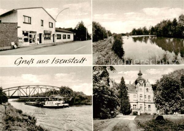 Isenstedt Luebbecke Westfalen Schloss Kaufladen Bruecke