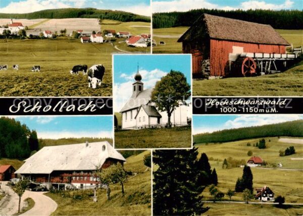 Schollach Eisenbach Panorama Muehle Bauernhaus