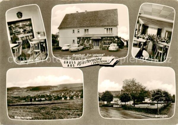 Westernohe Gasthof Pension Zur Laterne Gastraeume Panorama Anlagen