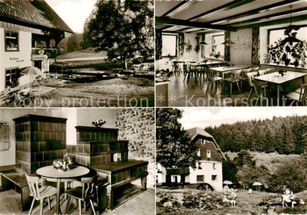 Grafenhausen Schwarzwald Haus Tannenmuehle Gastraeume Kachelofen Garten
