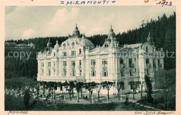 Marienbad Tschechien Boehmen Hotel Schloss Miramonti