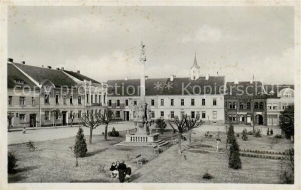 Mirovice Mirowitz Czechia Stadtplatz Feldpost