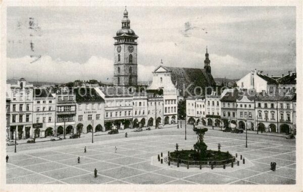 Budweis Ceske Budejovice CZ Marktplatz