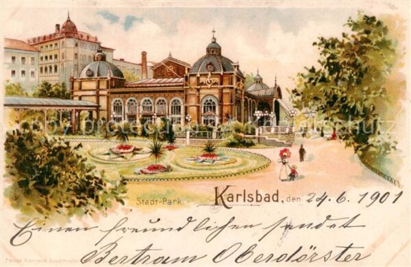 Karlsbad Eger Karlovy Vary Stadt Park