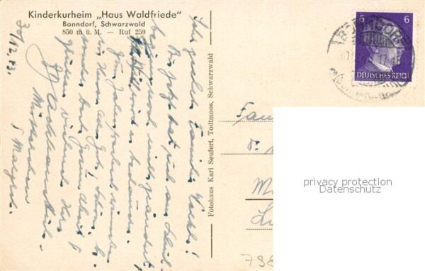 Bonndorf Schwarzwald Kinderkurheim Haus Waldfriede – Bild 2
