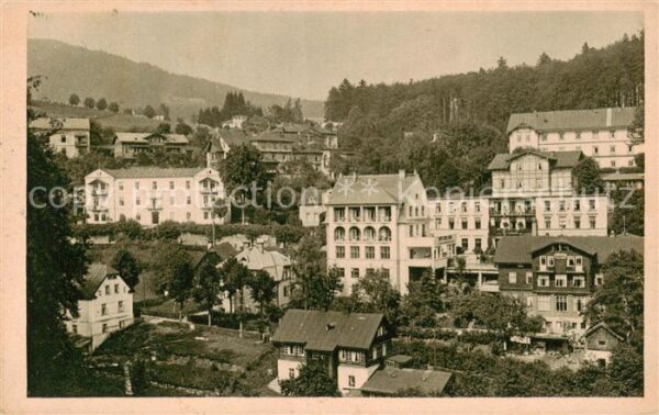 Johannisbad Janske Lazne Boehmen CZ Teilansicht