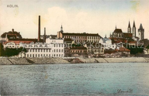 Kolin nad Labem Koeln Elbe CZ Elbepartie