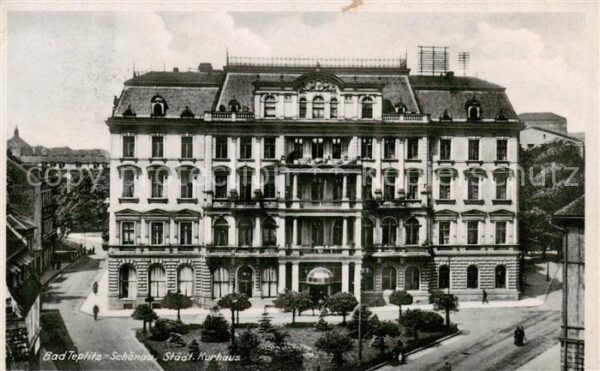 Bad Teplitz-Schoenau Teplice CZ Staedt Kurhaus
