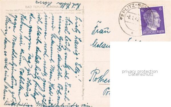 Bad Teplitz-Schoenau Teplice CZ Staedt Kurhaus – Bild 2