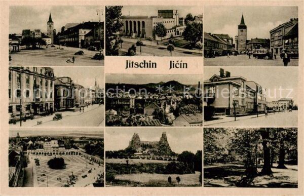 Jitschin Jicin CZ Orts und Teilansichten