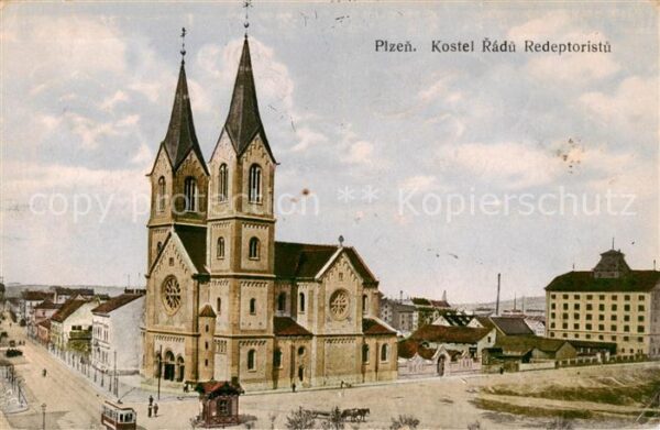 Plzen Pilsen CZ Kostel Radu Redeptoristu