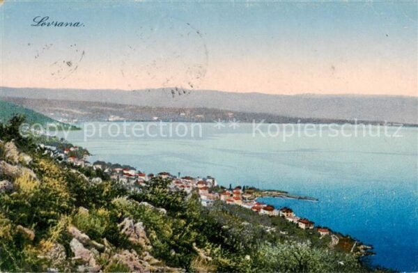 Lovrana Lovran Croatia Panorama