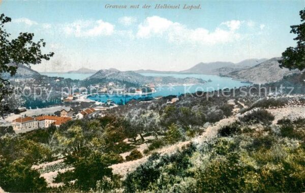 Gravosa Gruz Croatia Panorama mit Halbinsel Lapad