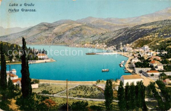 Gravosa Gruz Croatia Hafen Panorama