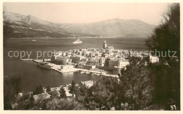 Korcula Curzola Croatia Panorama
