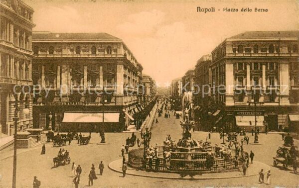 Napoli Neapel IT Piazza della Borso