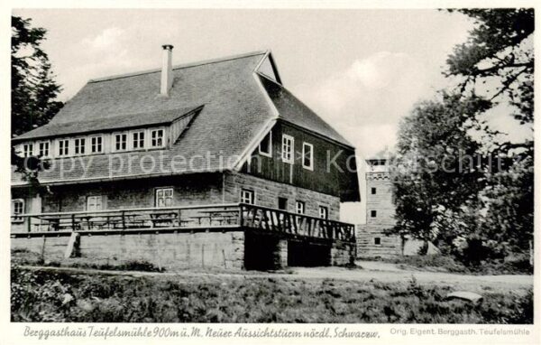 Loffenau Rastatt Berggasthaus Teufelsmuehle