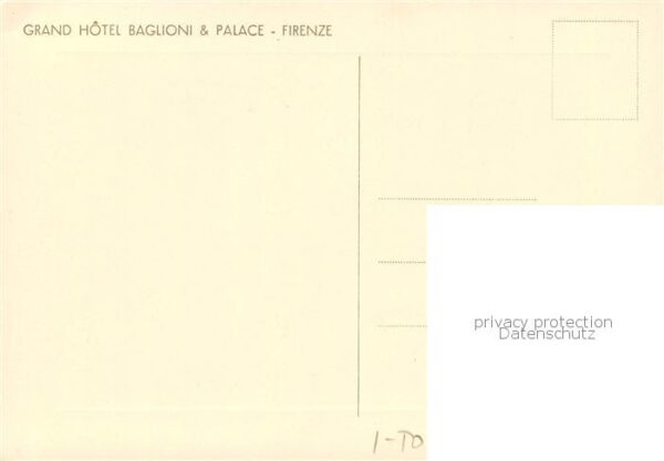 Firenze Florenz Grand Hotel Baglioni e Palace – Bild 2