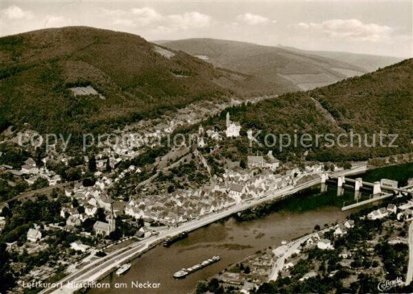 Hirschhorn Neckar Fliegeraufnahme