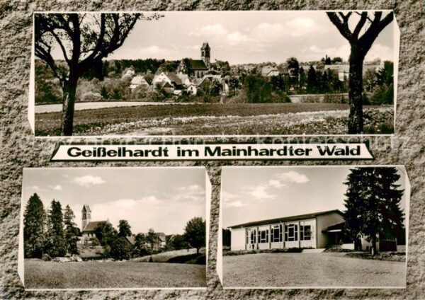 Geisselhardt im Mainhardter Wald Panorama Kirche