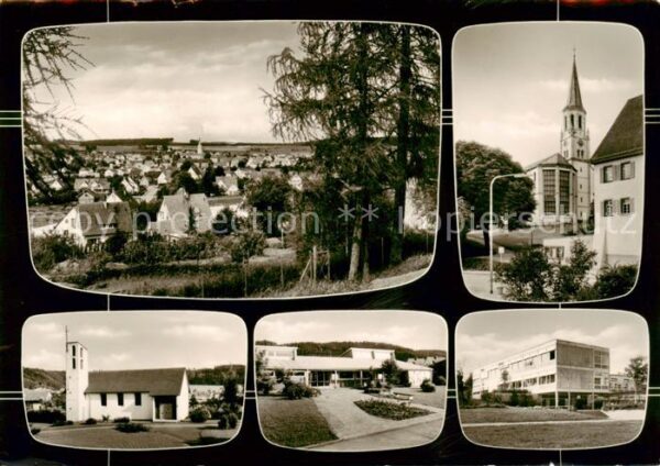 Deisslingen Neckar Panorama Kirchen Schule