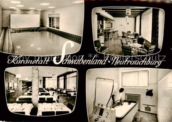 Neutrauchburg Kuranstalt Schwabenland Hallenbad Speisesaal Bar Therapiebecken