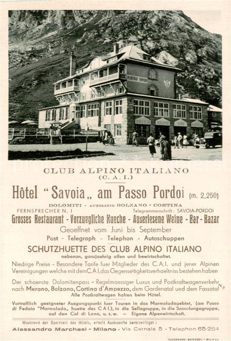 Passo Pordoi IT Hotel Savoia