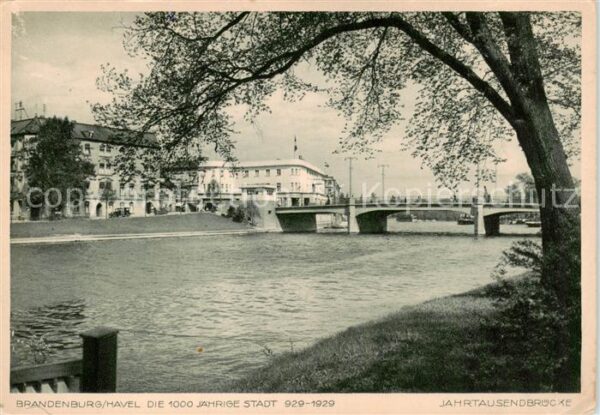 Brandenburg  Havel Jahrtausendbruecke
