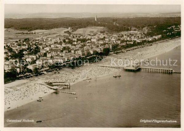 Ahlbeck Ostseebad Fliegeraufnahme