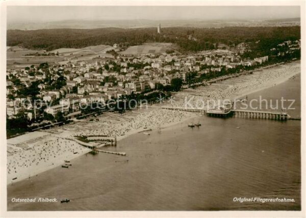 Ahlbeck Ostseebad Fliegeraufnahme