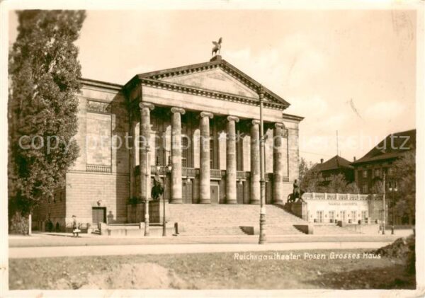 Posen Poznan Reichsgautheater Posen Grosses Haus