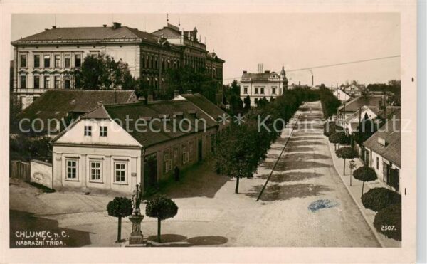 Chlumec Cidlinou Chlumetz Zidlina CZ Nadrazni Trida