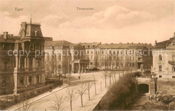 Eger  Cheb CZ Theaterplatz
