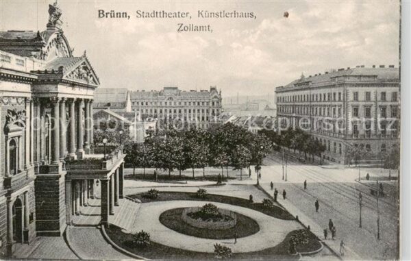 Bruenn Brno Stadttheater Kuenstlerhaus Zollamt