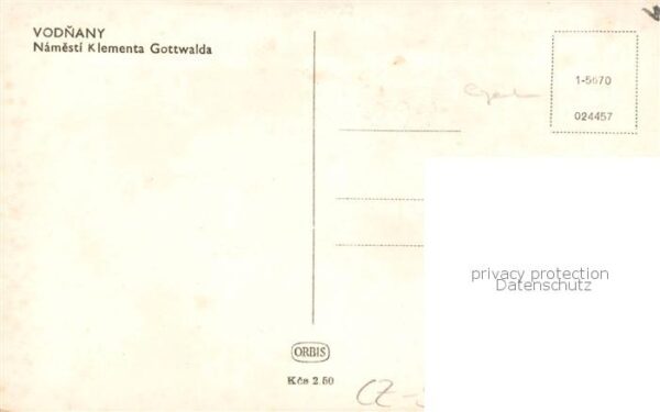 Vodnany Wodnian CZ Namesti Klementa Gottwalda – Bild 2