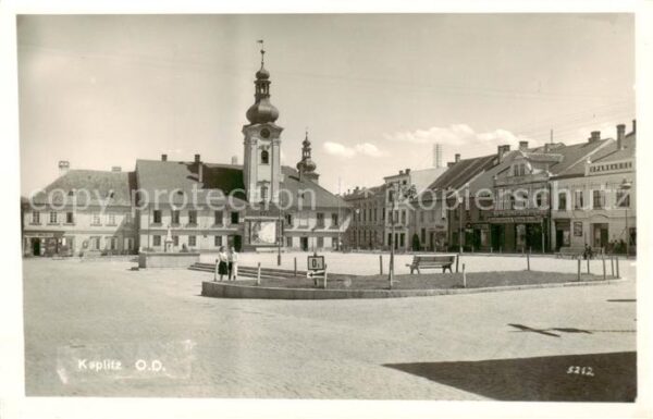 Kaplitz Kaplice CZ Marktplatz Rathaus