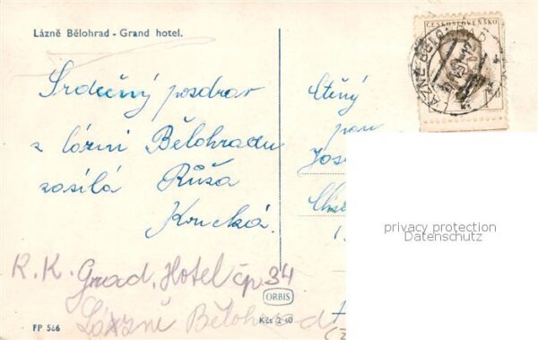 Lazne Belohrad Bad Bielohrad CZ Grand hotel – Bild 2
