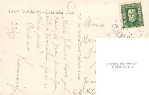Lazne Velichovky Welchow CZ Lazenska ulice – Bild 2