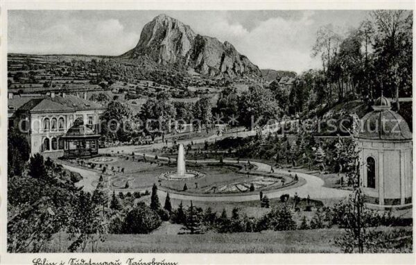 Bilin Bilina Sauerbrunn CZ Panorama