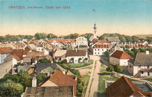 Gratzen Ceske Budejovice CZ Ortsansicht