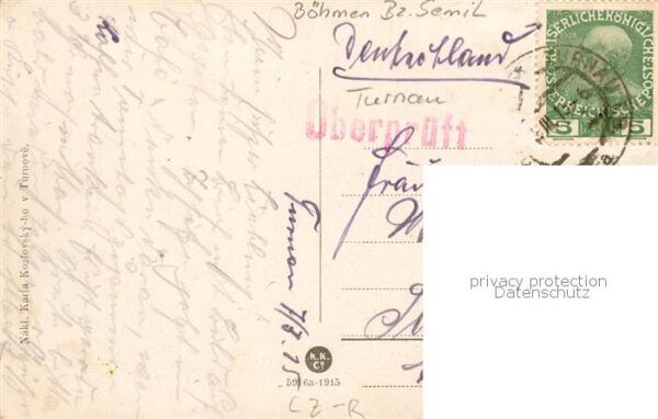 Turnov  Turnau CZ Ortsansicht Gondelteich – Bild 2