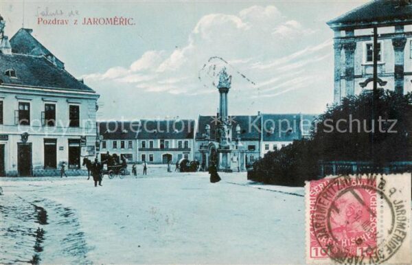 Jaromerice nad Rokytnou Jarmeritz CZ Marktplatz