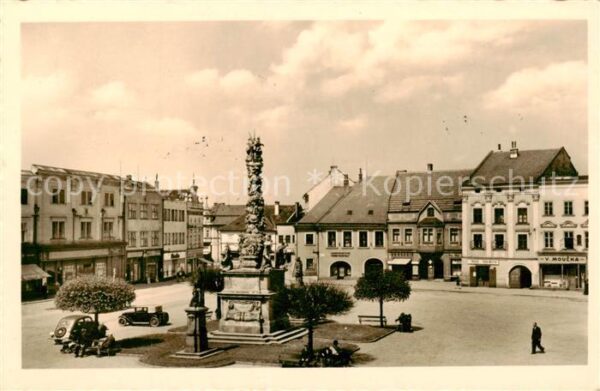 Wischau Vyskov CZ Hauptplatz