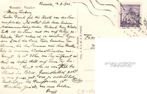 Wosnitz Voznice CZ Panorama – Bild 2