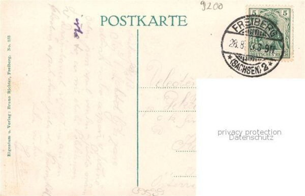 Freiberg  Sachsen Postplatz Panorama – Bild 2