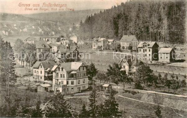 Finsterbergen Bad Villen am Steiger Blick vom oelberg