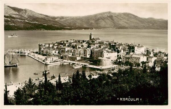 Korcula Curzola Croatia Panorama